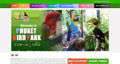 Desktop Screenshot of phuketbirdpark.com