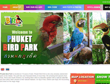 Tablet Screenshot of phuketbirdpark.com